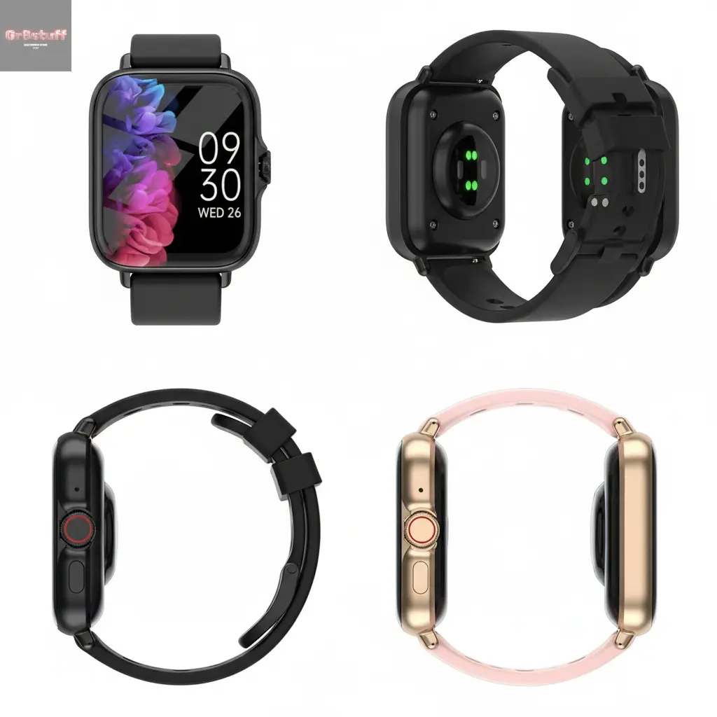 1.83'' Waterproof Smart Watch with Message Answer Call Sleep Monitoring Sports Pedometer Information Alerts For iPhone Android DESERTCAT Official Store