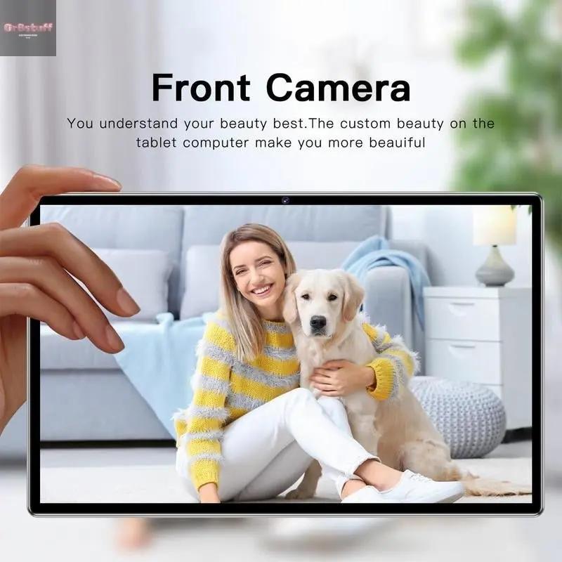 10.1 Inch Android 14 Tablet with 8GB RAM and 64GB Storage, Includes Keyboard, Mouse and Stylus, Dual Cameras for Versatile Use.