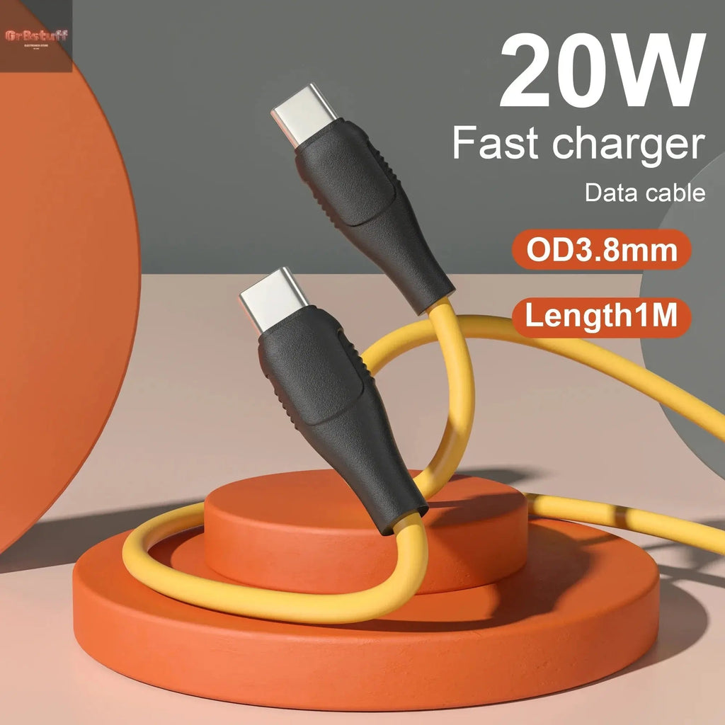 120W Wall Charger Adapter Type C QC3.0 Fast Charging PD USB Charger For iPhone 15 Xiaomi Samsung 60W USB - C To Type C Cable - Gr8stuff