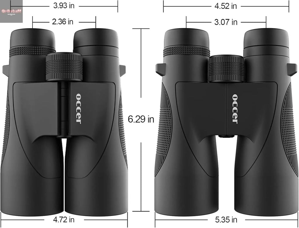 12X50 Binoculars for Adults High Powered - HD Bird Watching Binocular for Hunting with Clear Vision - Easy Focus Binoculars with Long Range for Hiking Travel Cruise Trip Concert Stargazing.