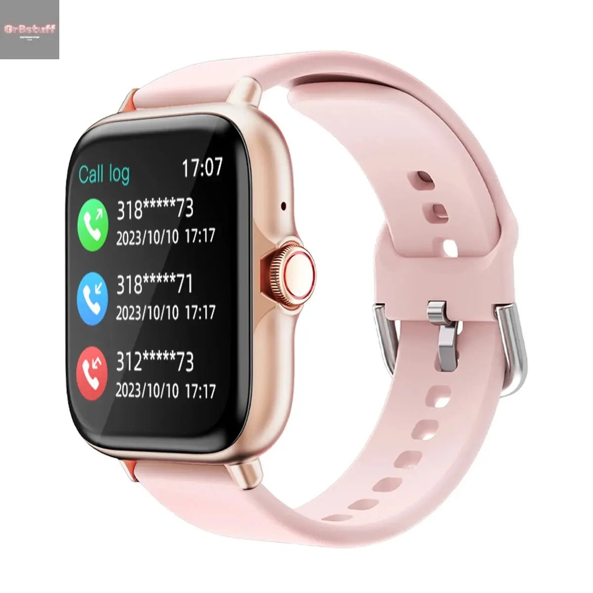 1.83'' Waterproof Smart Watch with Message Answer Call Sleep Monitoring Sports Pedometer Information Alerts For iPhone Android - Gr8stuff