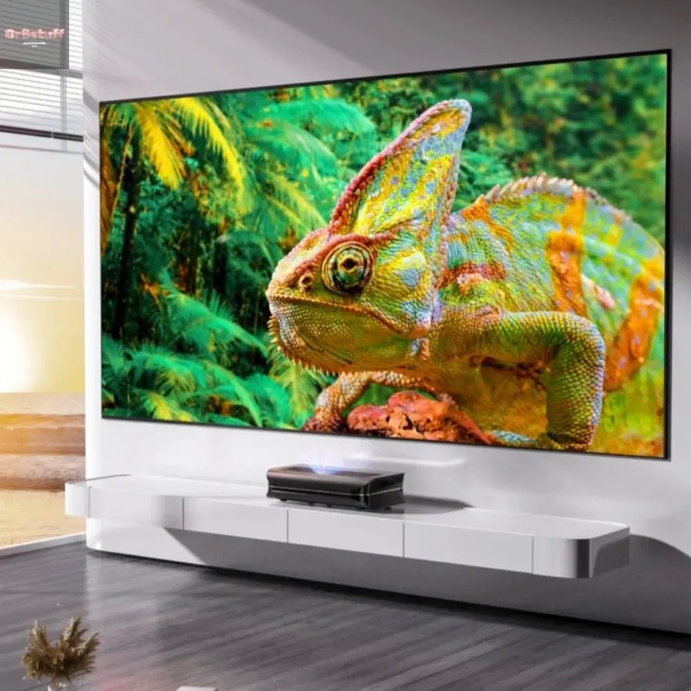 2025 Latest Upgraded Fresnel 5.0 UST ALR Fixed Frame Screen 4K 8K Ambient Light Rejection for Ultra Short Throw Projectors - Gr8stuff