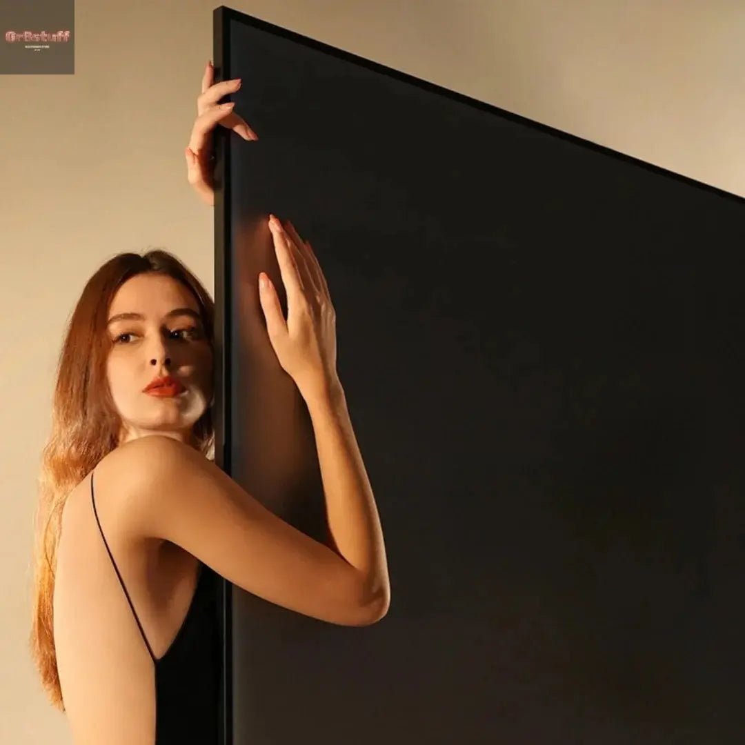 2025 Latest Upgraded Fresnel 5.0 UST ALR Fixed Frame Screen 4K 8K Ambient Light Rejection for Ultra Short Throw Projectors - Gr8stuff