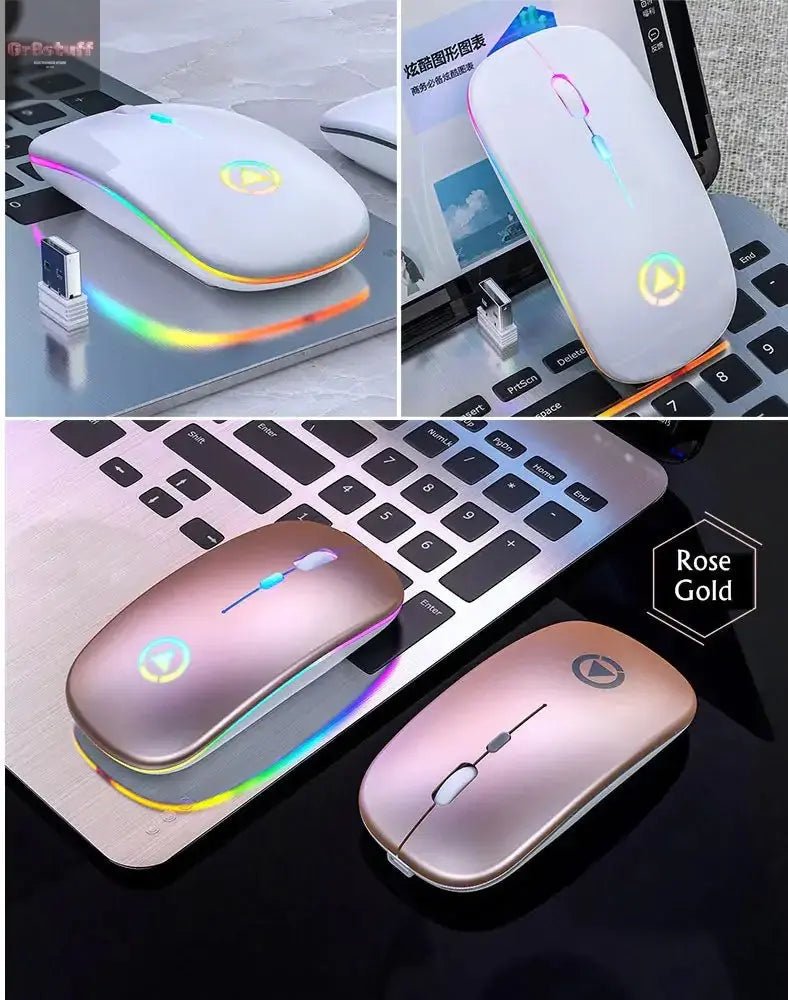2.4GHz Colorful Wireless USB Mouse - Gr8stuff