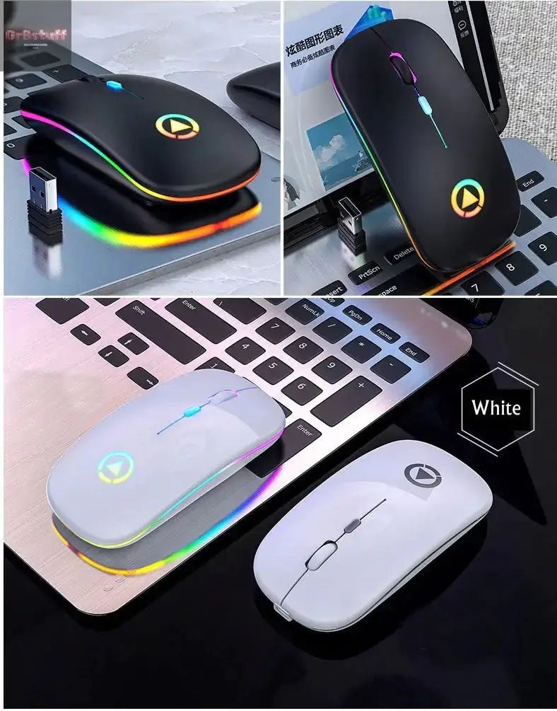 2.4GHz Colorful Wireless USB Mouse - Gr8stuff
