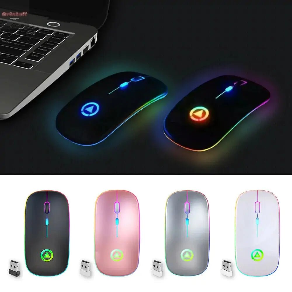 2.4GHz Colorful Wireless USB Mouse - Gr8stuff