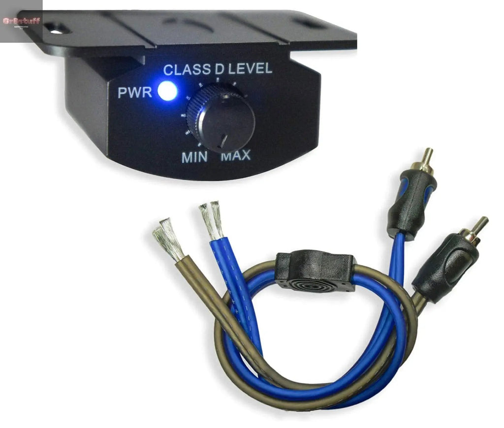 (2)  HA-A1500.1 Car Stereo Class D Amp Mono 3000 Watt Subwoofer Amplifier - 1 Ohm Stable - Includes Bass Remote.