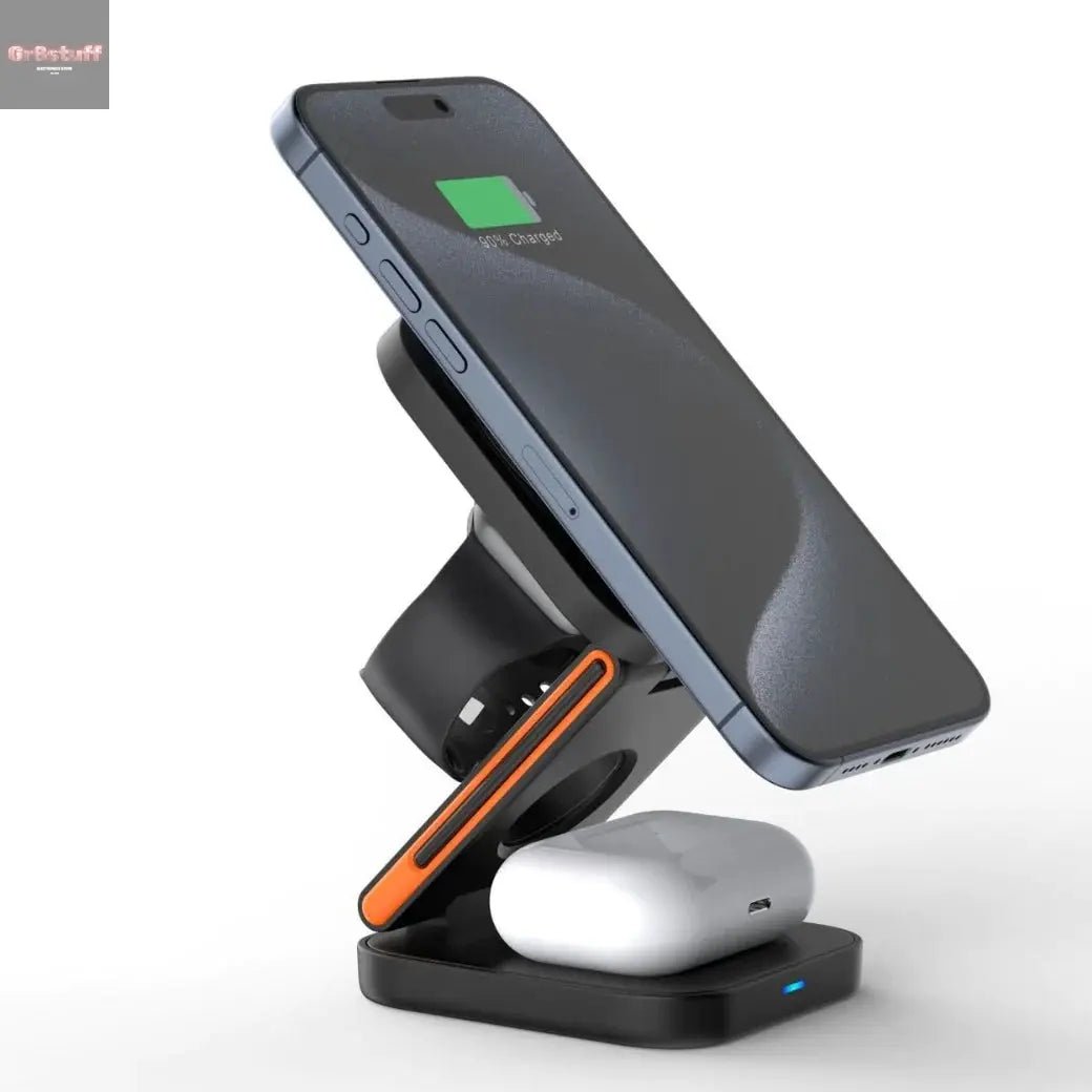 3 - in - 1 Folding Wireless Charger - Gr8stuff