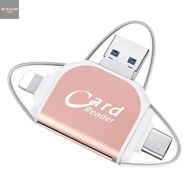 4-in-1 Card Reader Adapter – Instantly Access Your Camera Shots Anywhere.