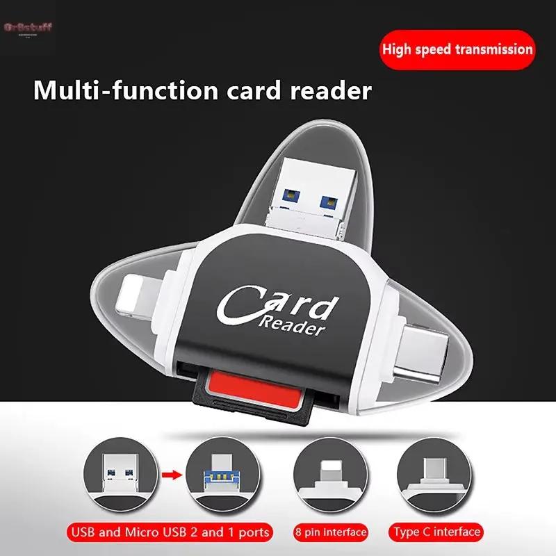 4-in-1 Card Reader Adapter – Instantly Access Your Camera Shots Anywhere.