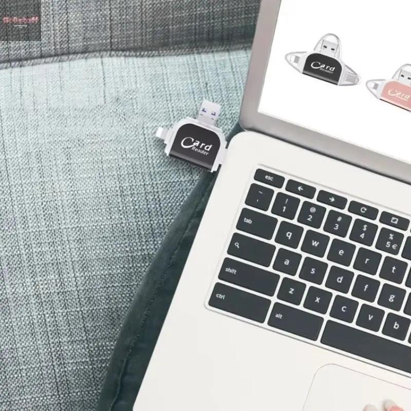 4-in-1 Card Reader Adapter – Instantly Access Your Camera Shots Anywhere.