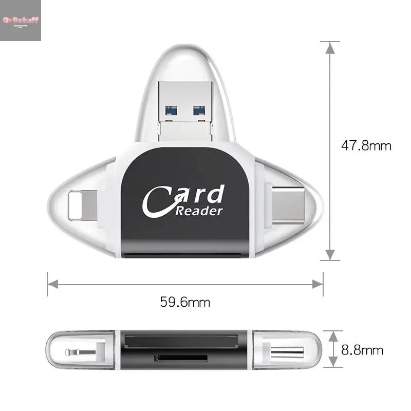 4-in-1 Card Reader Adapter – Instantly Access Your Camera Shots Anywhere.