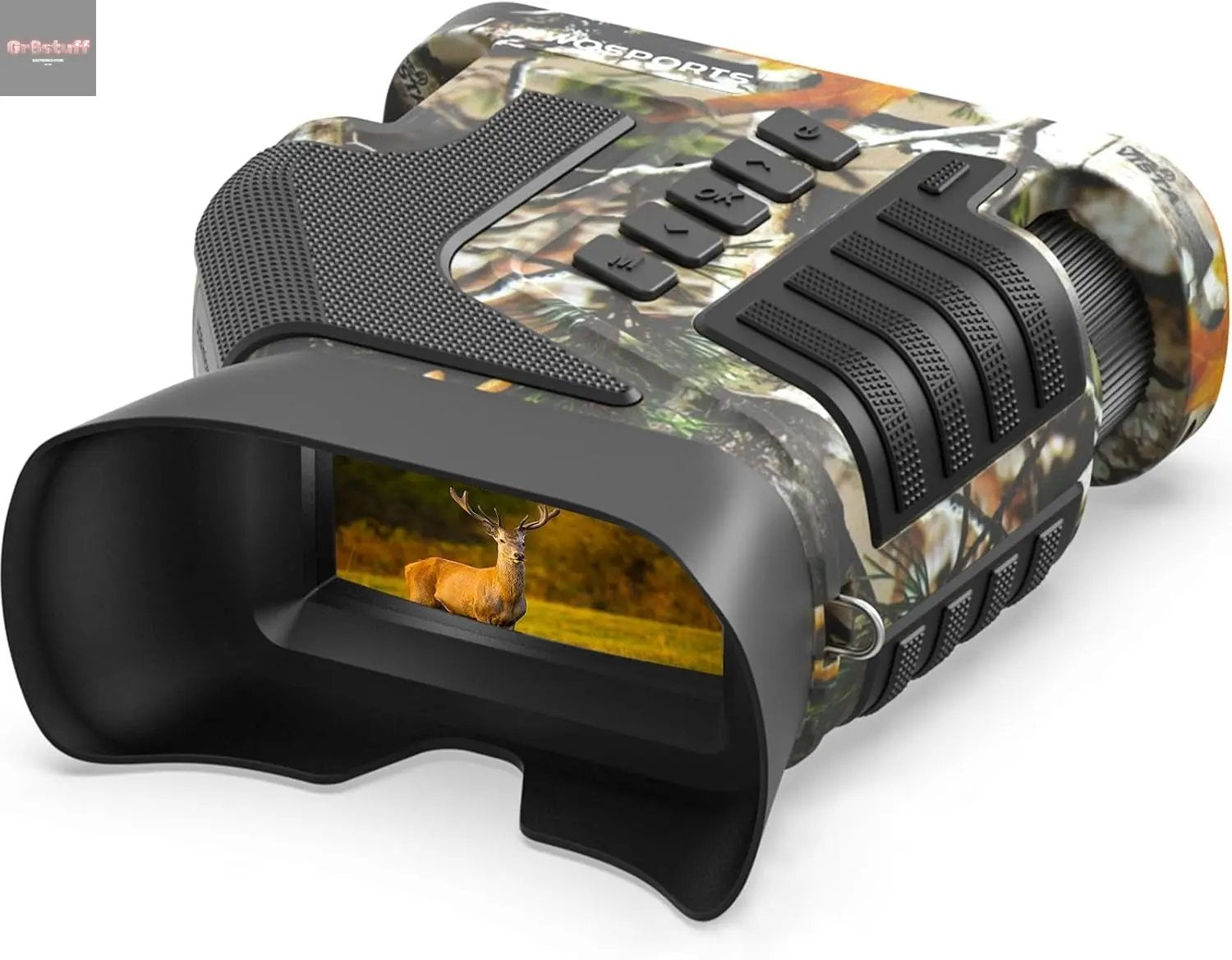 4K Night Vision Goggles– 10X Optical & 8X Digital Zoom, 1315FT Infrared Range, Rechargeable 5000Mah Battery, IPX Waterproof, Ideal for Camping.