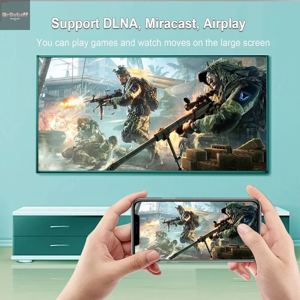 4K Ultra HD H96 Max V11 Smart TV Box Android 11 Quad - Core CPU 4G 32G BT4.0 4k Wifi2.4G/5G Support Mouse And Keyboard Tvbox - Gr8stuff