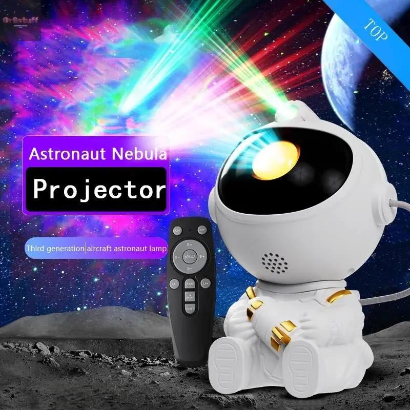 Astronaut Galaxy Projector with Nebula Effects Star Projector Galaxy Night Light USB Powered for Kids Room Decor Various Nebula Effects.