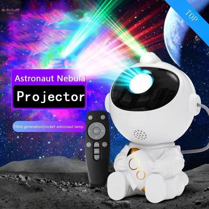 Astronaut Galaxy Projector with Nebula Effects Star Projector Galaxy Night Light USB Powered for Kids Room Decor Various Nebula Effects.