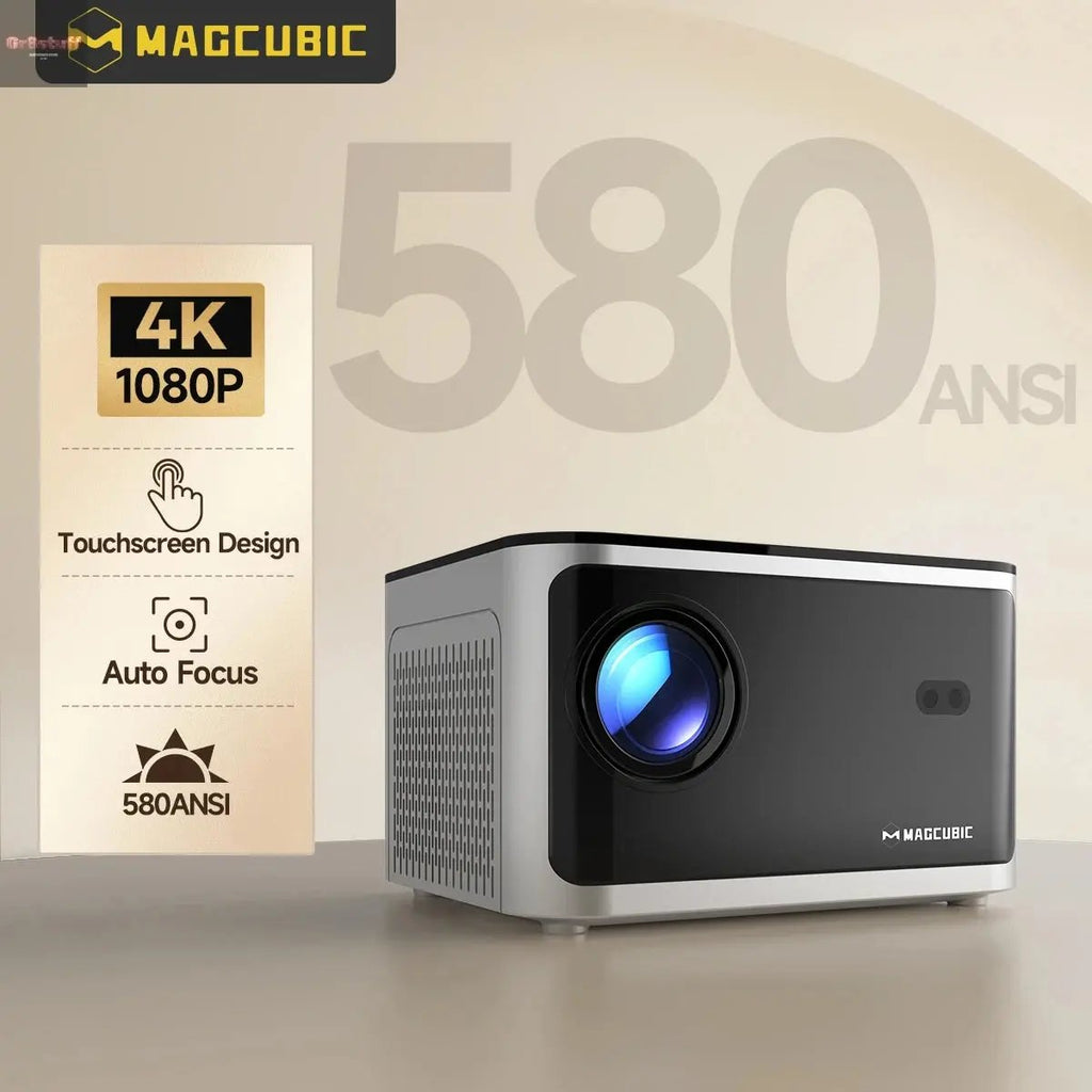 Auto Focus Smart Projector Android11 4K 580ANSI Full Wifi6 BT5.0 Allwinner H713 Voice Control Home Cinema Theater HY350.