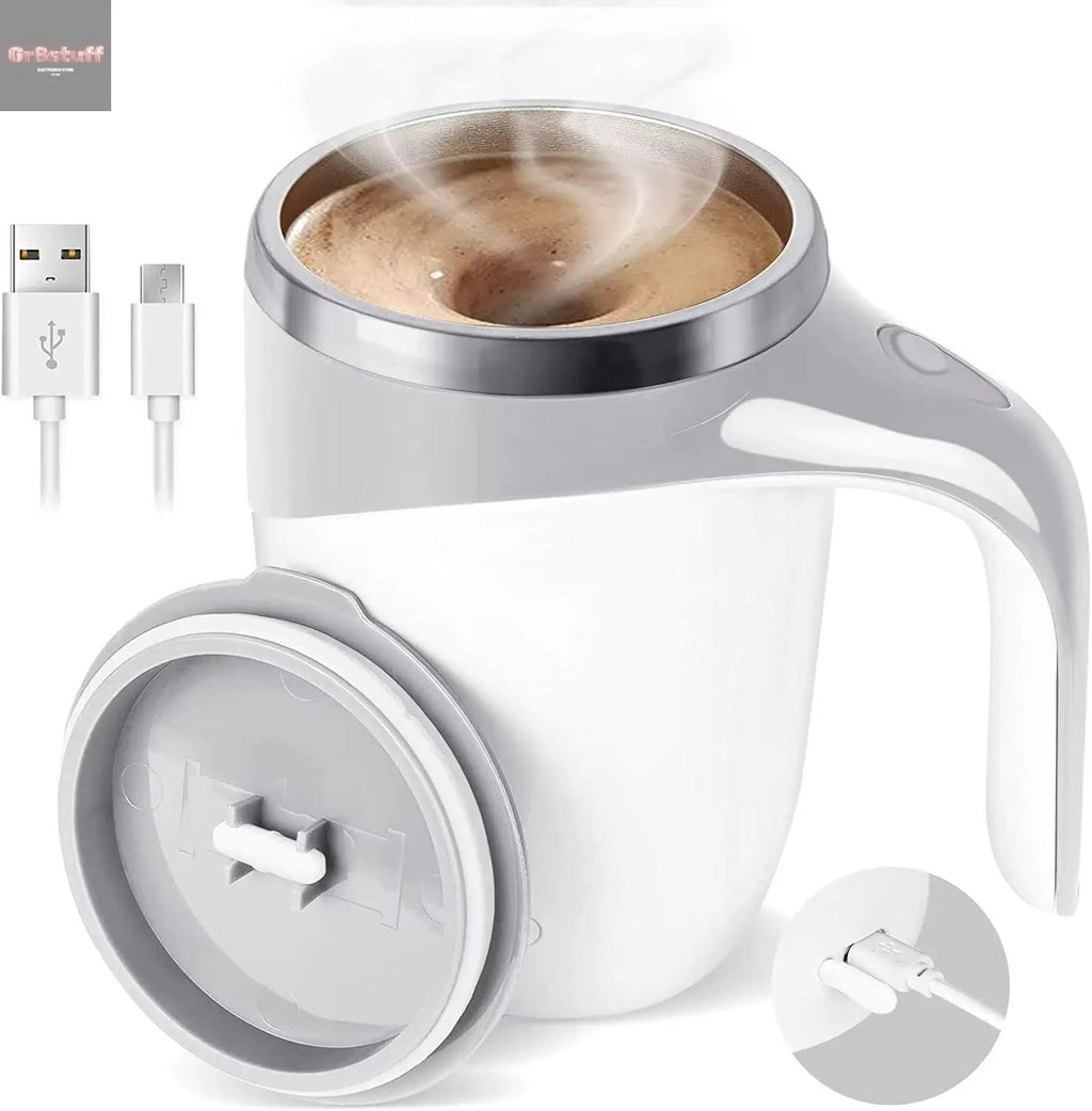 Automatic Self-Stirring Mug – Mix Smarter, Sip Smoother.