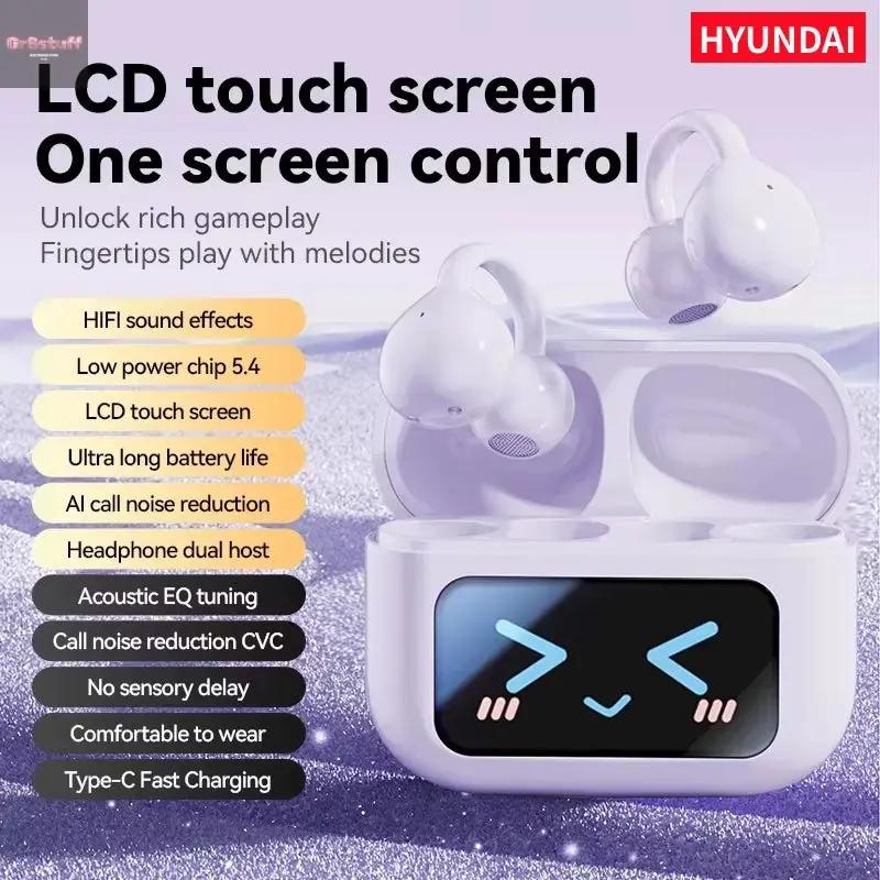 EchoGrip™ M100 ENC Ear Clip Earphones – Style, Sound, and Smart Control.