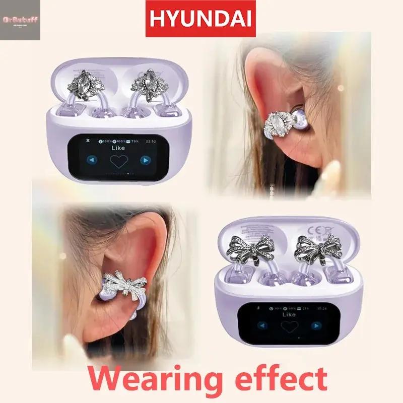 EchoGrip™ M100 ENC Ear Clip Earphones – Style, Sound, and Smart Control.