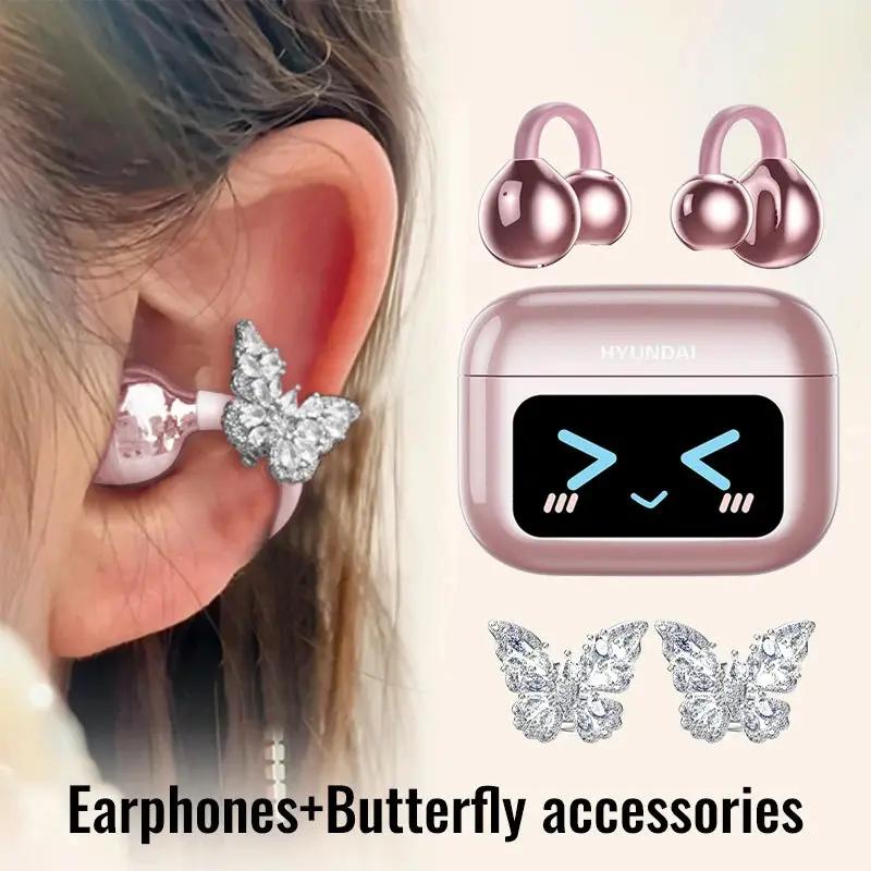 EchoGrip™ M100 ENC Ear Clip Earphones – Style, Sound, and Smart Control.