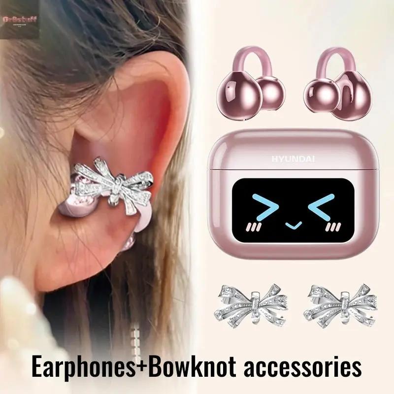 EchoGrip™ M100 ENC Ear Clip Earphones – Style, Sound, and Smart Control.