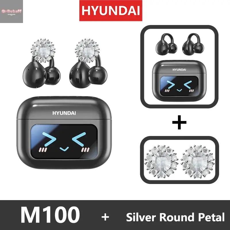 EchoGrip™ M100 ENC Ear Clip Earphones – Style, Sound, and Smart Control.