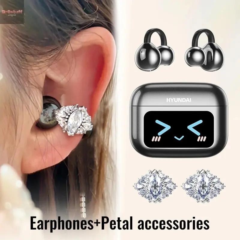 EchoGrip™ M100 ENC Ear Clip Earphones – Style, Sound, and Smart Control.