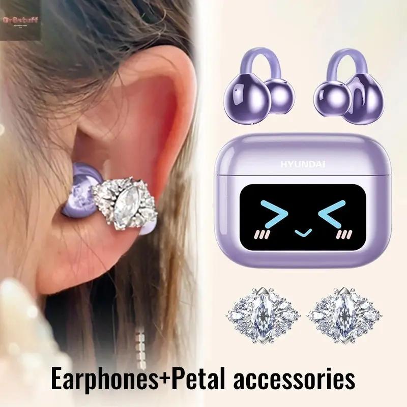 EchoGrip™ M100 ENC Ear Clip Earphones – Style, Sound, and Smart Control - Gr8stuff