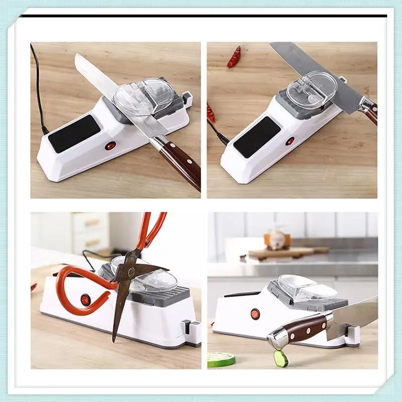 Electric Knife & Scissor Sharpener – Fast, Safe, and Effortless Precision.