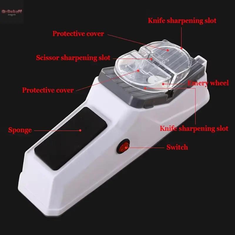 Electric Knife & Scissor Sharpener – Fast, Safe, and Effortless Precision.