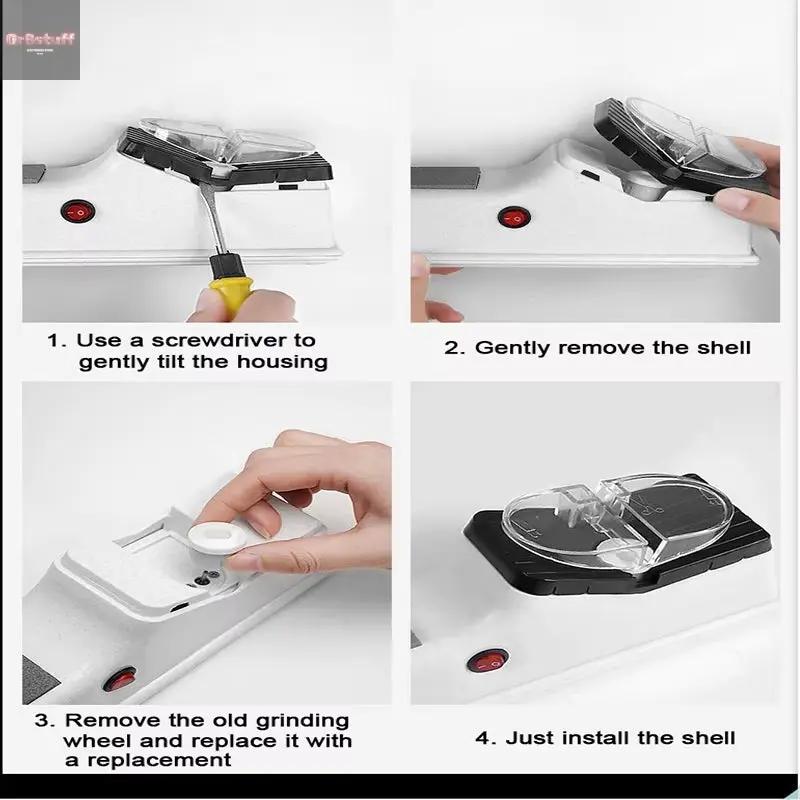 Electric Knife & Scissor Sharpener – Fast, Safe, and Effortless Precision.