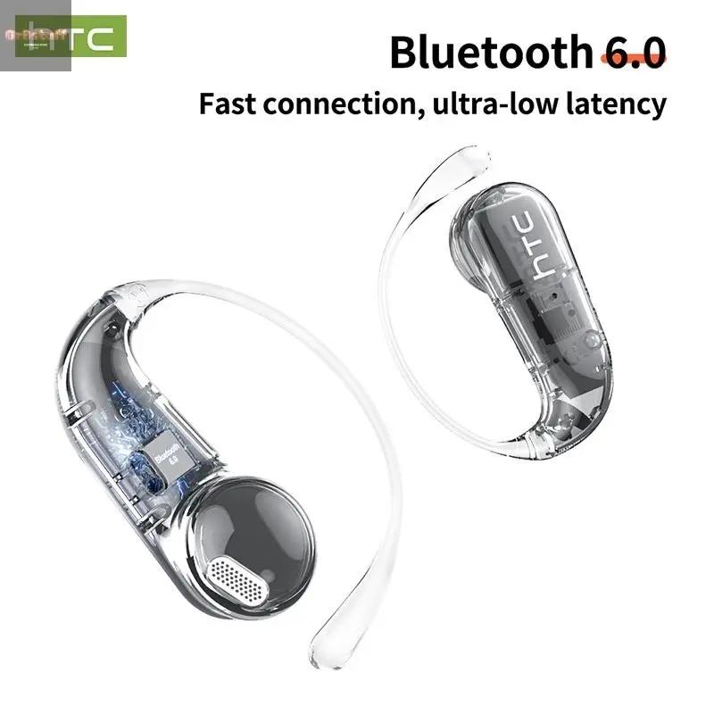 HTC NE38 OWS Wireless Translation Earbuds, Supports Real-Time Translation in 134 Languages with APP, Bluetooth 6.0 Earphones, IPX5 Waterproof, HIFI Sound Quality, Suitable for Office, Sports, Study and Audio Calls | Built-In Microphone | AI Headphones.