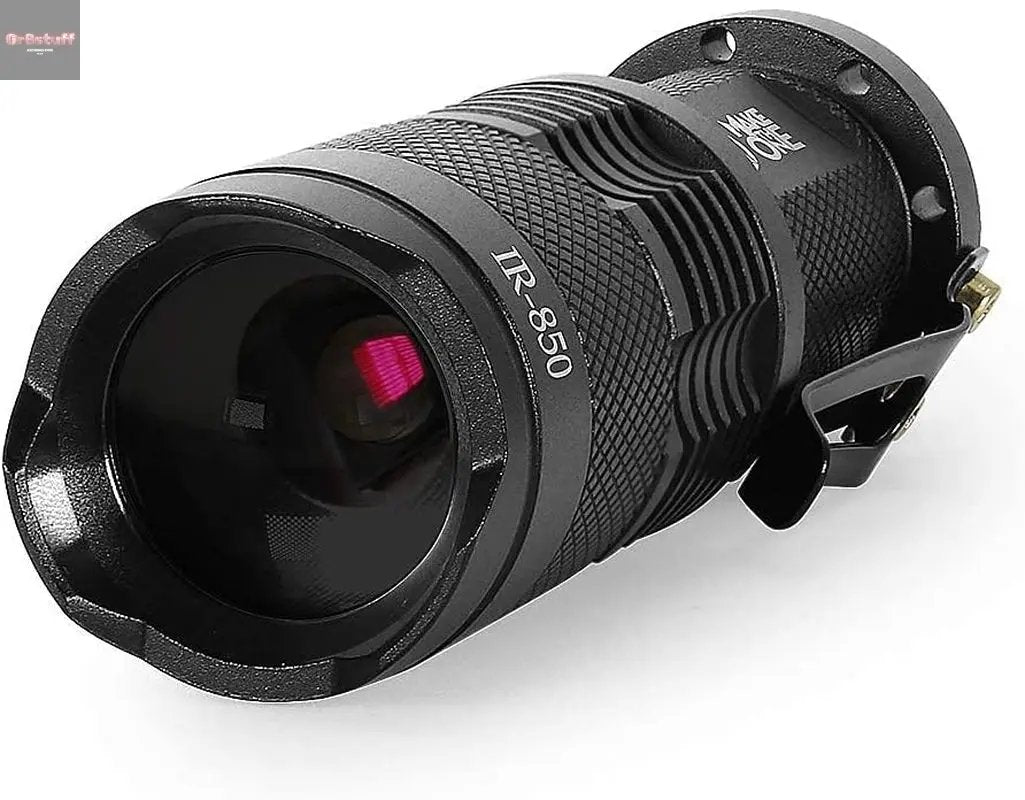 IR Torch 3 Watt 850NM Infrared Light Night Vision Flashlight Torch - Infrared Light Is Invisible to Human Eyes - to Be Used with Night Vision Device (NOT Include Battery).