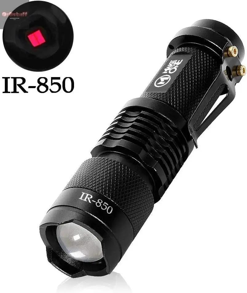 IR Torch 3 Watt 850NM Infrared Light Night Vision Flashlight Torch - Infrared Light Is Invisible to Human Eyes - to Be Used with Night Vision Device (NOT Include Battery).