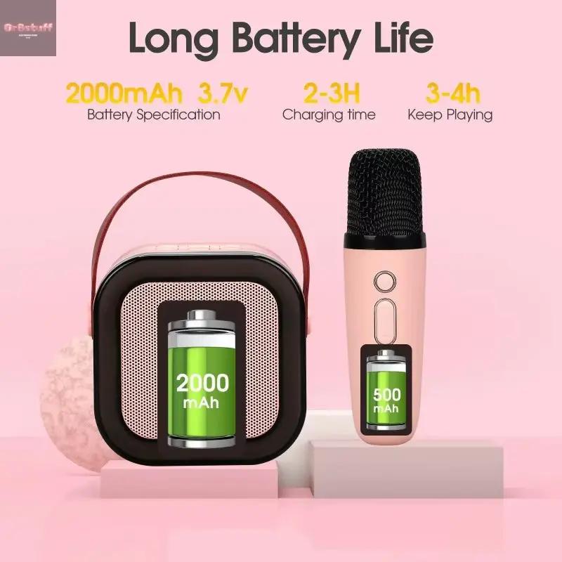 K12 Partypro Wireless Karaoke Speaker – 2 Mics, RGB Lights, Pure Fun.