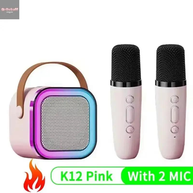 K12 Partypro Wireless Karaoke Speaker – 2 Mics, RGB Lights, Pure Fun.