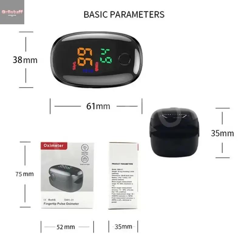 LK89 Finger Pulse Oximeter Medical Portable Blood Oxygen Oxymetre Heart Rate Saturation Meter OLED Oximetro De Dedo LED Display.