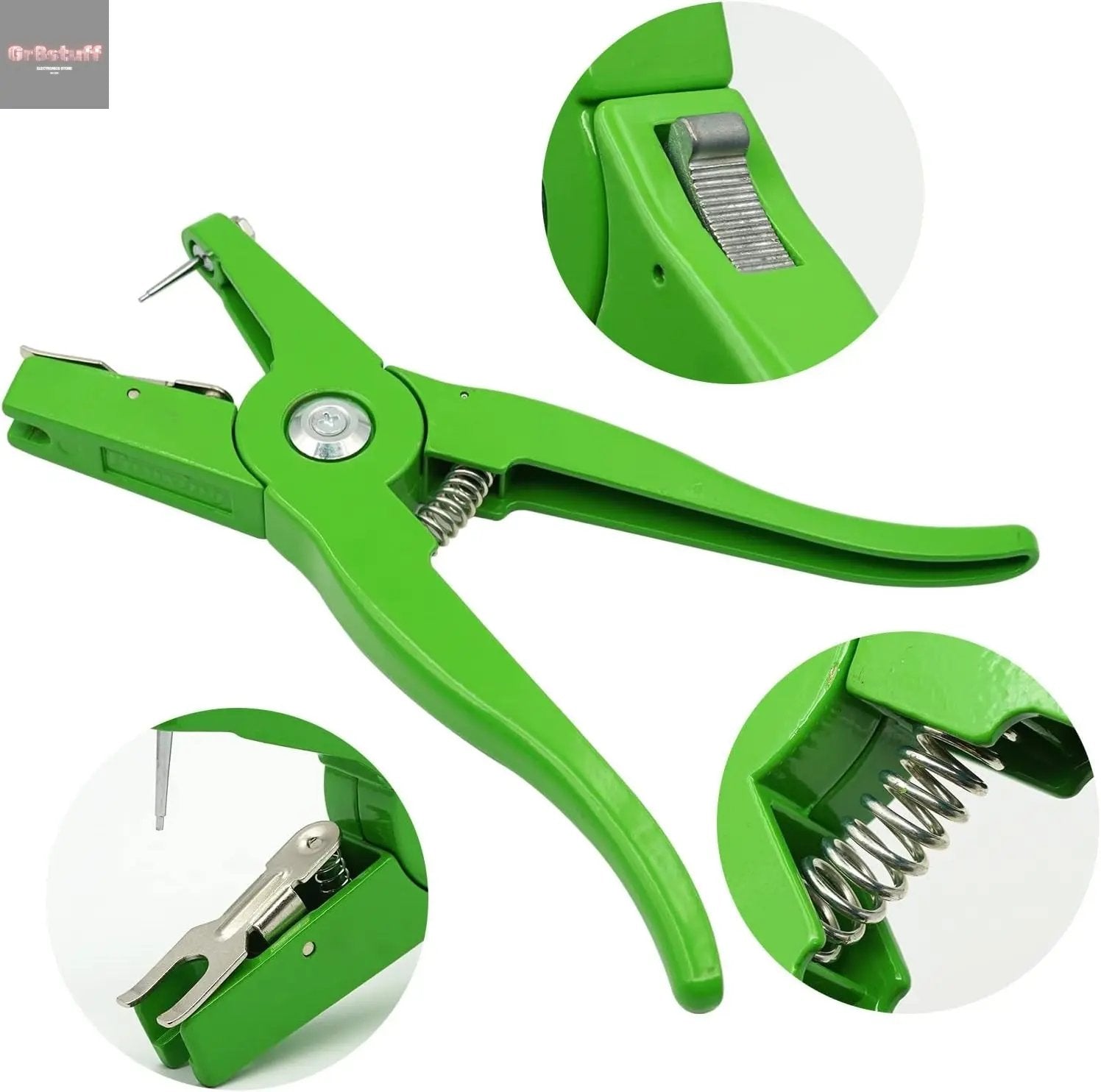 Livestock Ear Tag Pliers Universal Livestock Ear Tag Applicator for Animal Cattle Pig Goat Sheep Lamb Ear Tags Tool.