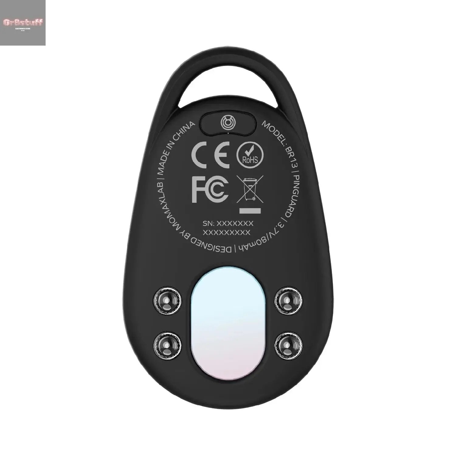 MOMAX PinGuard: Smart Tracker & Hidden Camera Detector with Apple Find My Integration.