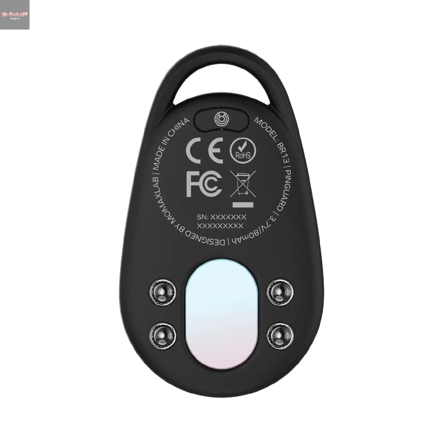 MOMAX PinGuard: Smart Tracker & Hidden Camera Detector with Apple Find My Integration.