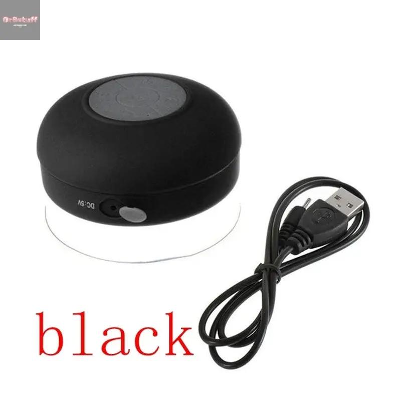 Mini Bluetooth Speaker Shower Subwoofer Waterproof Handsfree Loudspeaker with Suction Cup Mic for Bathroom Pool Beach Car Phone.