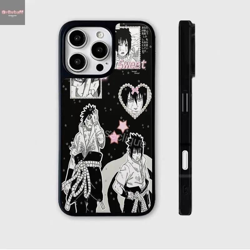 Phone Case: Black - Themed Collage with Iconic Manga Scenes and Sweet Accents – a Must - Have for Die - Hard Fans!.