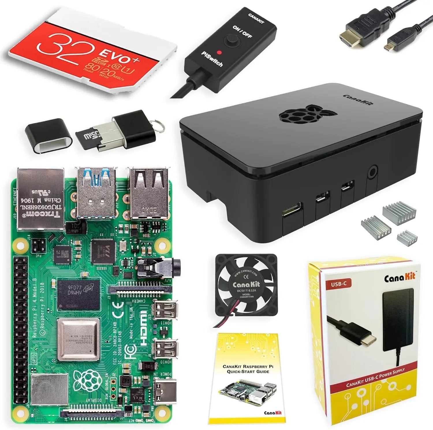 Raspberry Pi 4 4GB Starter PRO Kit - 4GB RAM.