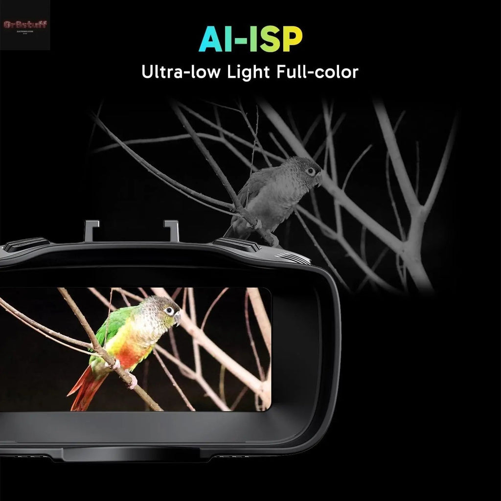 Seemor-200 Night Vision Goggles - 4K Full Color Night Vision Binoculars for Adults, App-Enabled Photo and Video Saving,Ai-Isp 3280FT Viewing Range,16X Digital Zoom for Camping Hiking & Security.