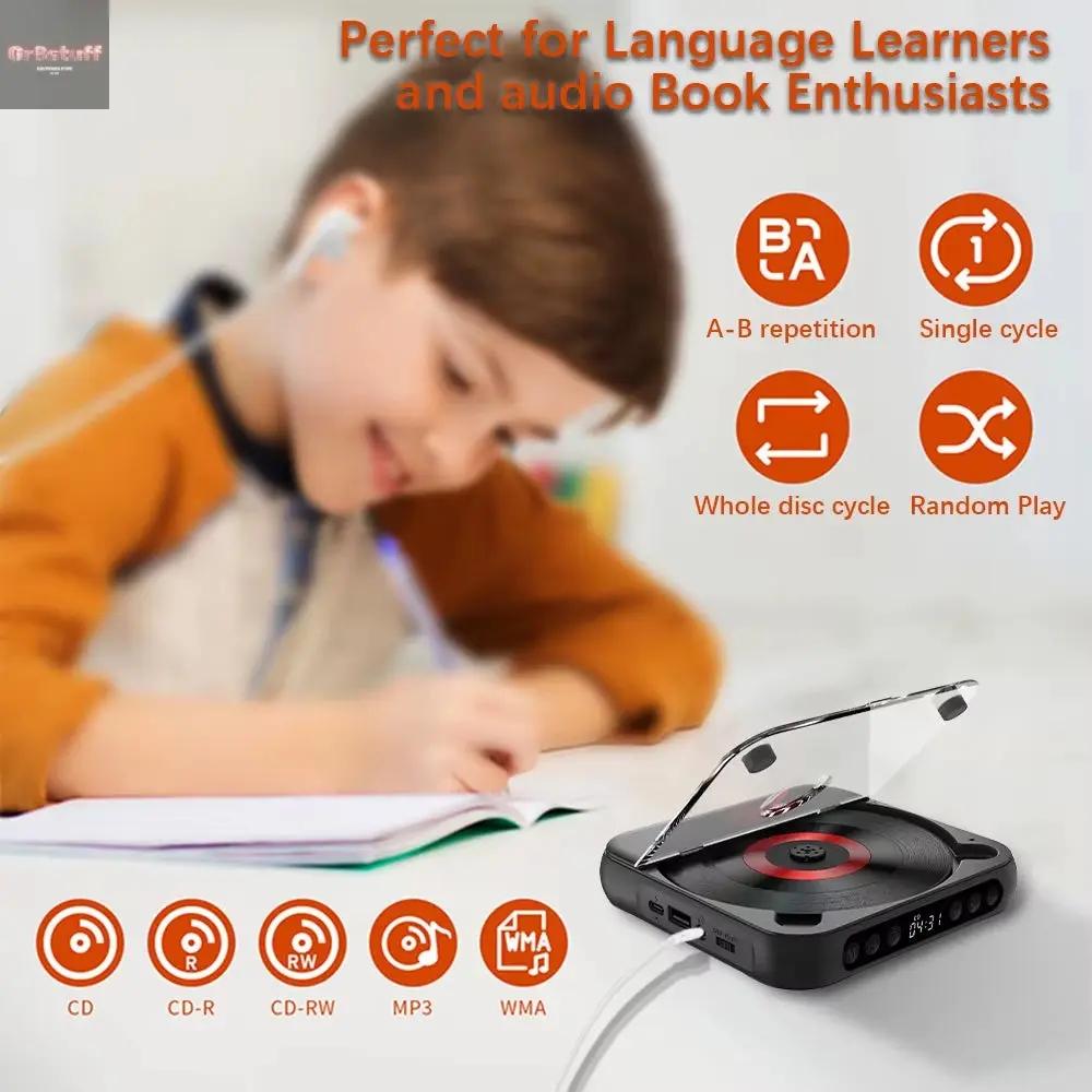 SpinWave™ Portable CD & Bluetooth Music Player – Classic Sound Meets Modern Freedom.