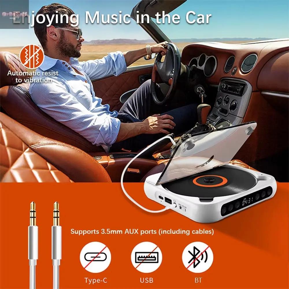 SpinWave™ Portable CD & Bluetooth Music Player – Classic Sound Meets Modern Freedom.