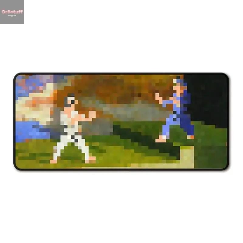 Swagmeister Fighters Gaming Mousepad - Large Anti-Slip Rubber Base, Nostalgic Cool Design.