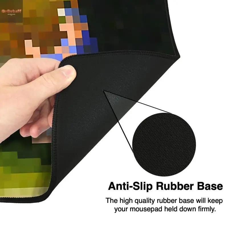 Swagmeister Fighters Gaming Mousepad - Large Anti-Slip Rubber Base, Nostalgic Cool Design.