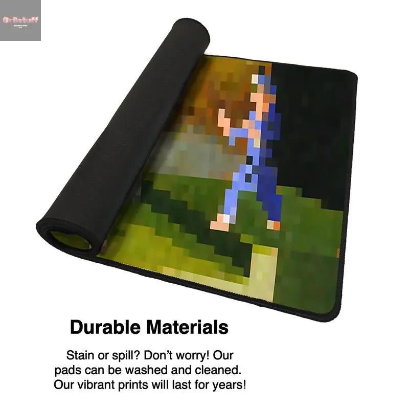 Swagmeister Fighters Gaming Mousepad - Large Anti-Slip Rubber Base, Nostalgic Cool Design.